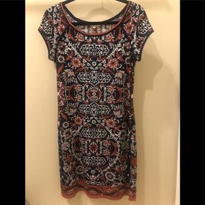 Max Studio patterned shirt dress